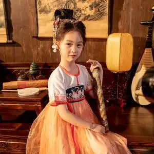 女童改良汉服襦裙仙女古装