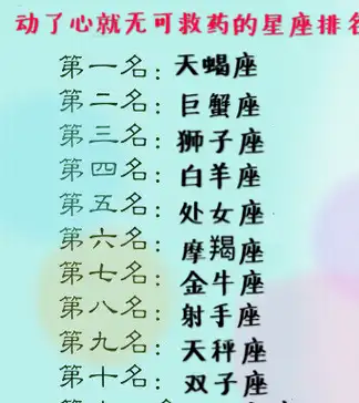 原创12星座谁动了心就无可救药12星座女会被谁迷倒12星座瞧不起谁