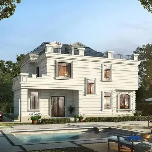 7室2厅实用布局高颜值新法式风格别墅建一栋人人夸赞