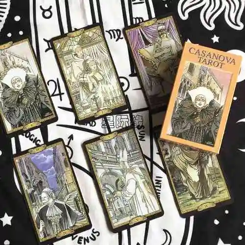包邮casanovatarot卡萨诺瓦塔罗牌英文定制桌游纸卡牌