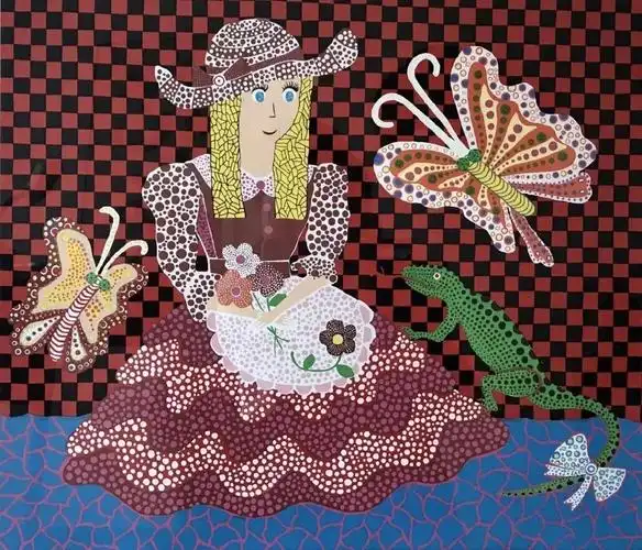 魔性的圆点女王草间弥生绘画作品集