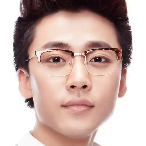 男士休闲教授成熟稳重板材近视镜架商务商务办公眼镜架