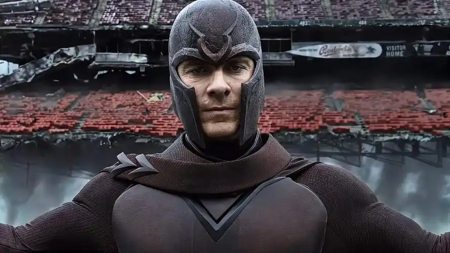 x战警万磁王气场真强直接拉一座足球场谁能做到