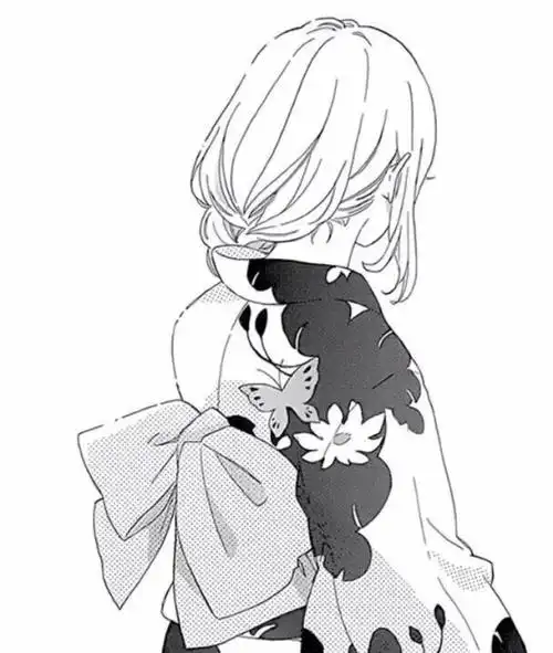 黑白 线条系 素材 男女 头像 壁纸 动漫