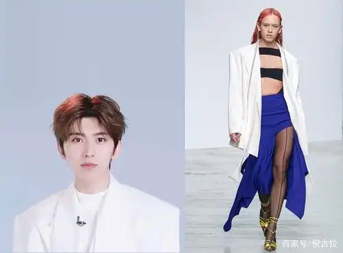 小编还发现,蔡徐坤有好几套抢眼的造型,其实穿的都是女装,但是每一次