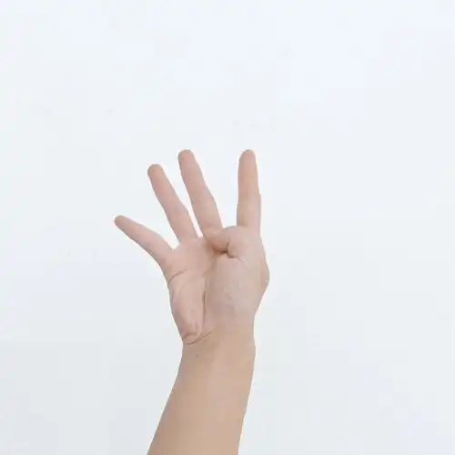 右手大拇指对掌运动