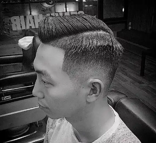 短发可以留斜背头吗男生短发小背头图集