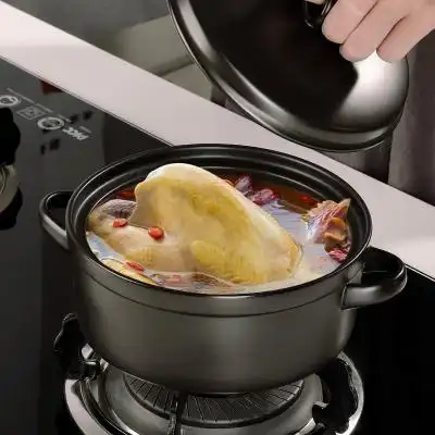 电陶炉平底陶瓷煲汤锅图片