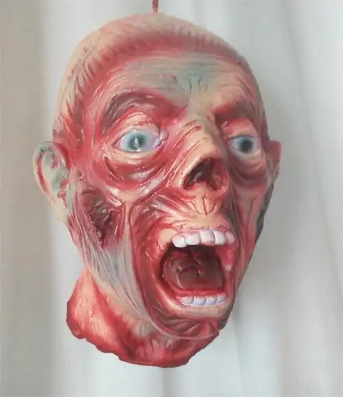 密室逃脱道具万圣节人头断头男女鬼屋密室逃脱恐怖摆件道具装饰酒吧