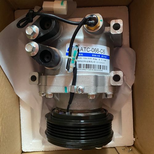 适配长安神骐货车空调压缩机总成神奇dam13r 哈飞骏意冷气泵