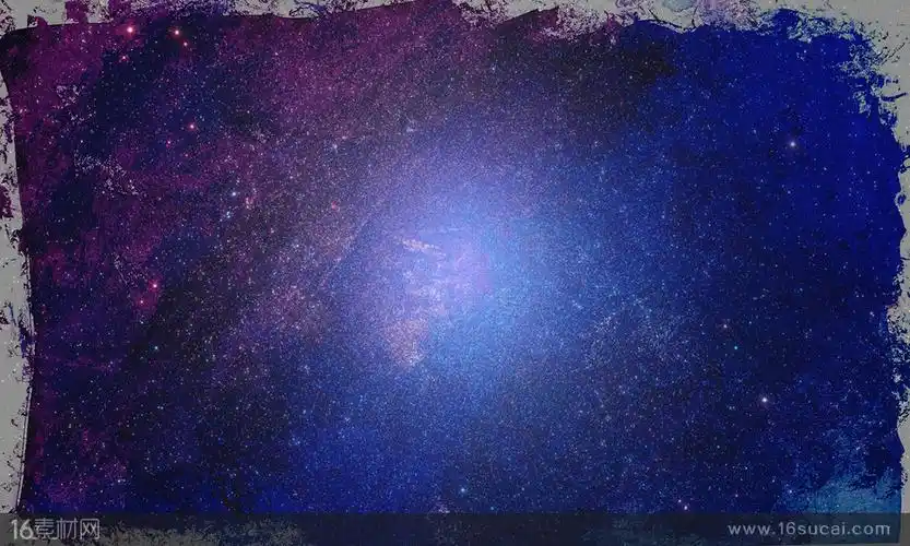 渐变深蓝色银河系海报背景高清图片