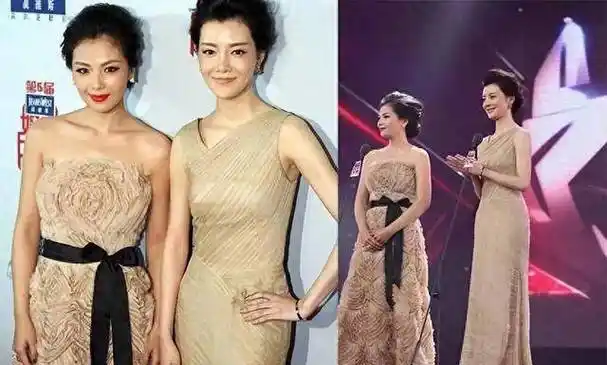 刘涛车晓同框比美网友热议一个像贵妇一个似乡下人