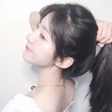 网照女头像侧面高清好看的美女侧脸图片真实头像