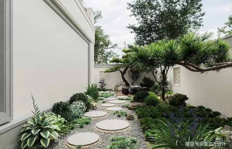 创意别墅庭院效果图欣赏!_风格_段落_的设计