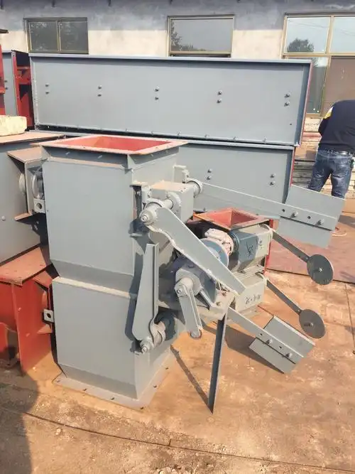 气动重锤锁风翻板阀除尘重力卸灰阀300x300下料阀单层重锤阀