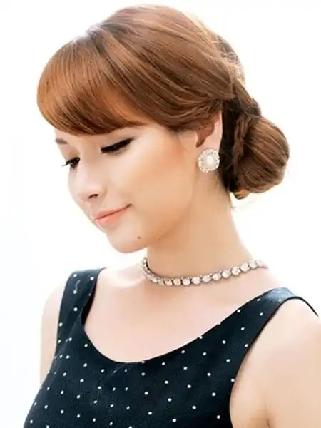 好看的韩式盘发图解 瞬间让你减龄至少小3岁