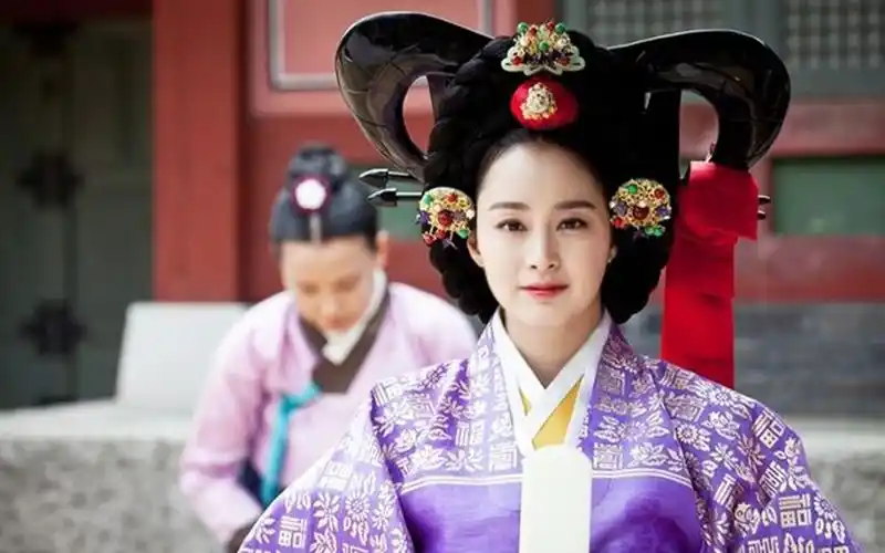 韩国传统发型教程之举头美_哔哩哔哩_bilibili