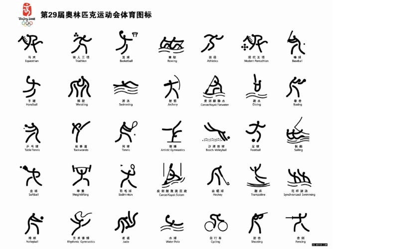 素描体育项目简笔画