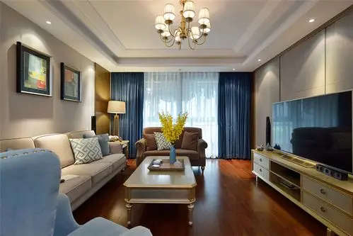 120平米两居室客厅装修效果图