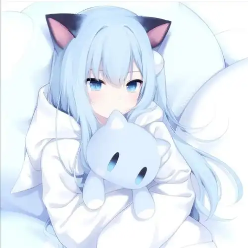 请问这个蓝头发的动漫少女出自哪里啊