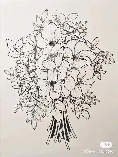 教师手捧花简笔画视频