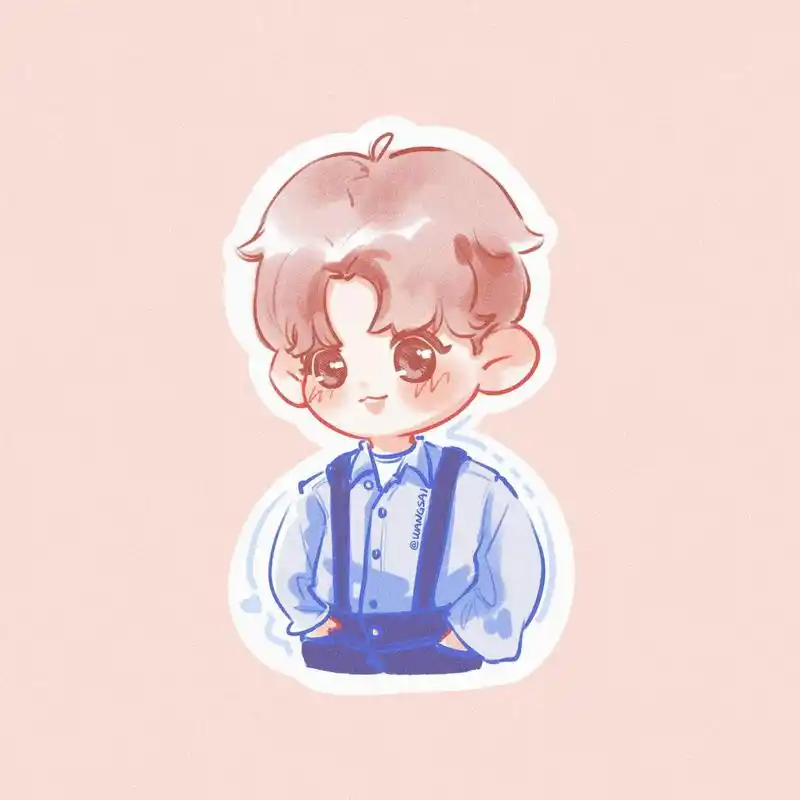 饭绘王源q图 软萌源超可爱