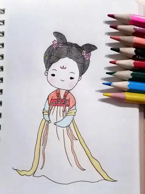 古风人物简笔画266166