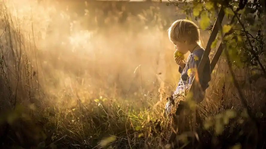 首页 可爱 吃梨的小男孩 壁纸 / 1920x1080 全高清 壁纸下载  cn.