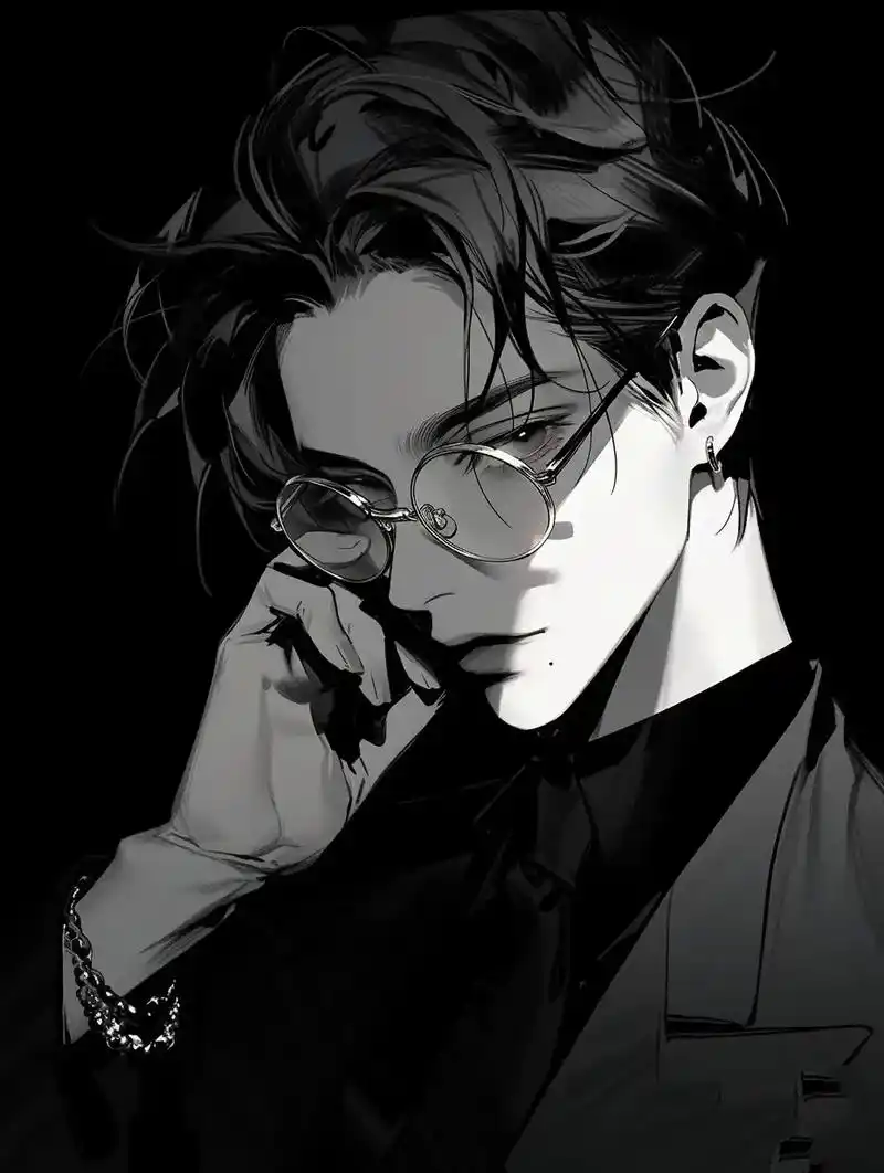 禁欲系 #优质头像 #黑白系 #西装杀 - 抖音