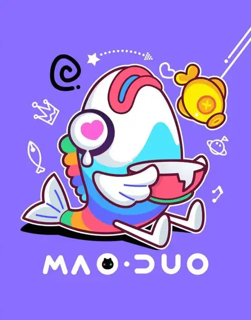 发条甄作品《咸鱼宝宝》系列 潮玩设计 数字藏品 手机壁纸分享.