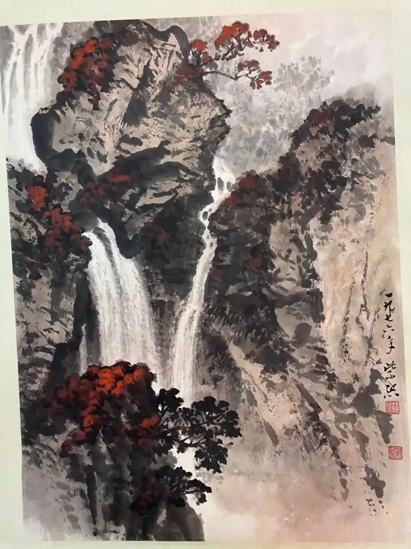 魏紫熙19152002江苏国画院著名山水画家河南艺术师范学院毕业建国后