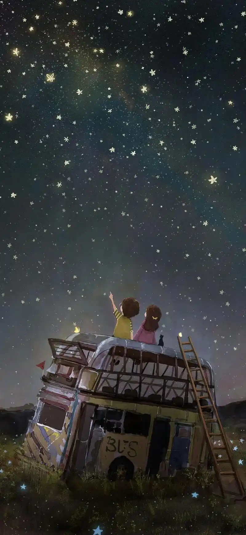 2021目标财源滚滚目前已经完成四分之三圆滚滚星空壁纸