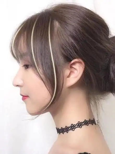 法式刘海怎么戴眼镜