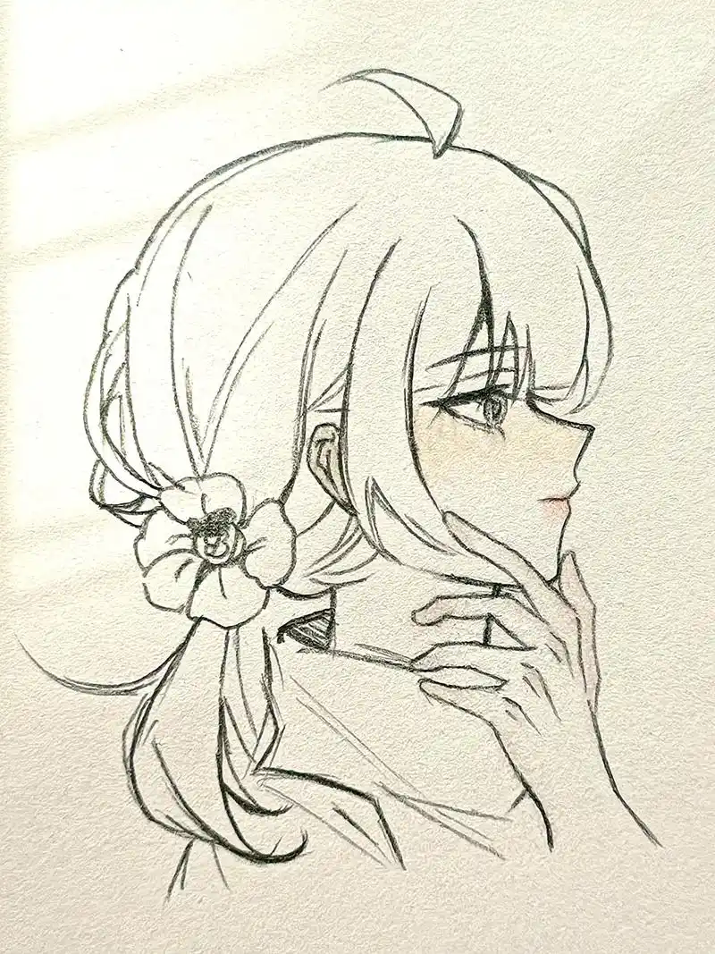 和花环是情头 浅磕一下吧 说说你们磕的冷门cp #光遇#樱花#手绘