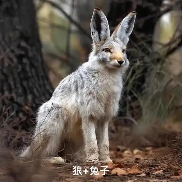 动物合成学 猜猜最后一张是那两只.#ai绘画 #动物 - 抖音