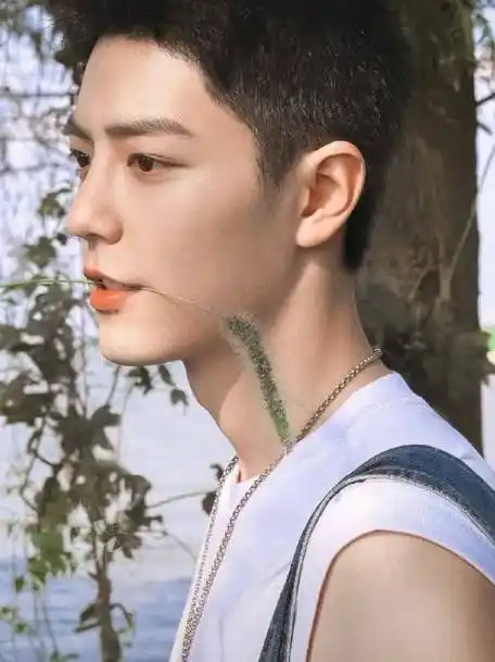 什么造型都可以轻松驾驭,寸头也是颜值天花板的存在,肖战不愧是举着