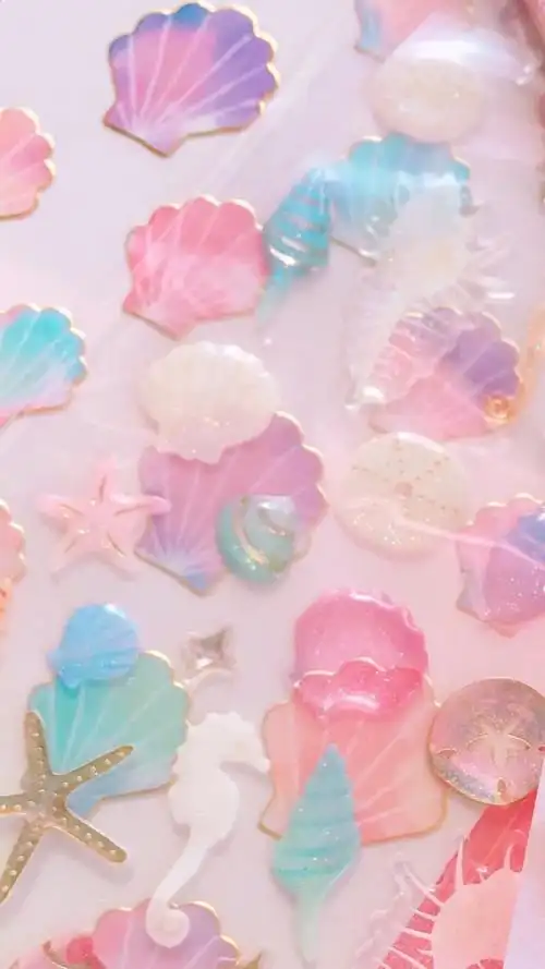 手机壁纸 平铺 碎花 小清新 抠图 韩国 欧美 黑白 潮牌 贴纸 迪士尼