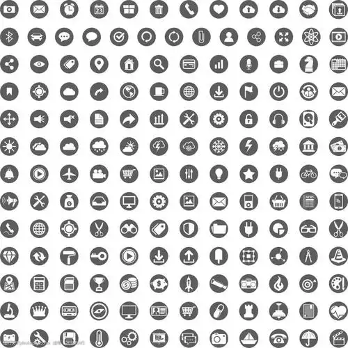 常用圆形小图标图片-图行天下图库