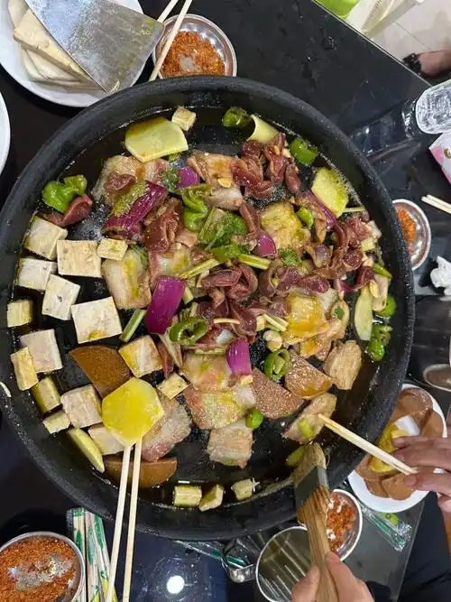 烙锅!织金夜里的美食top1_腾讯新闻