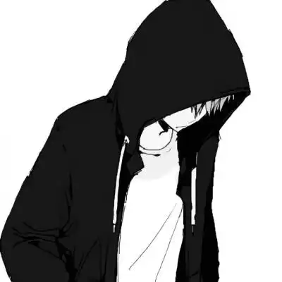 俞人间-  黑白男生头像:花会枯萎 鸟会死亡 树会凋零