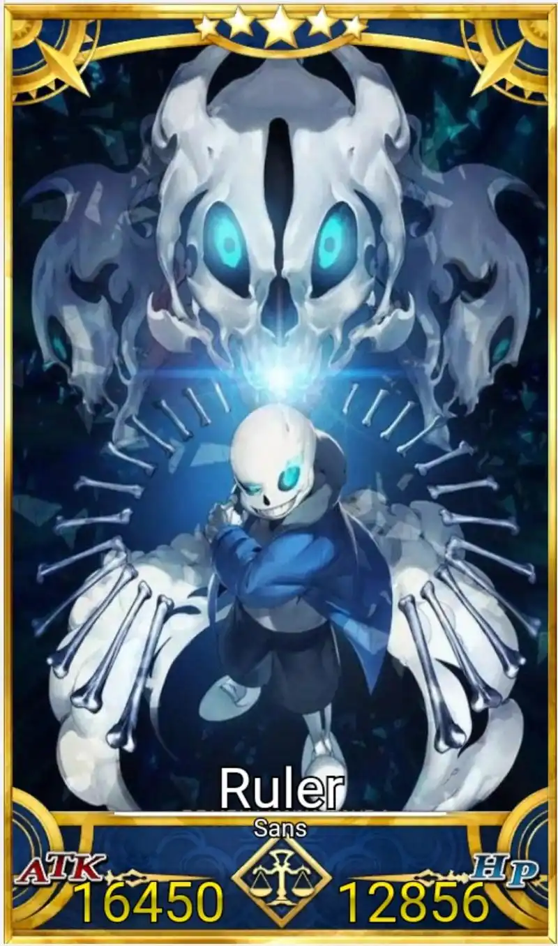 英灵系列(undertale传说之下)第一期:sans(杉斯)