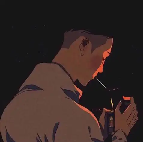 有没有很酷的抽烟男生的头像