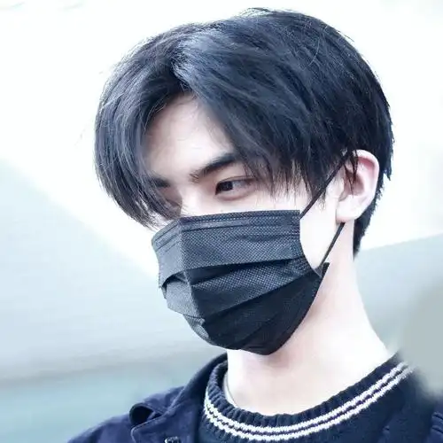 男中分刘海短发韩版假发男生男士全头帅气男孩短发中分刘海韩版直发