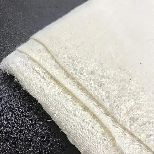 纯色斜纹100% 纯苎麻面料家纺面料