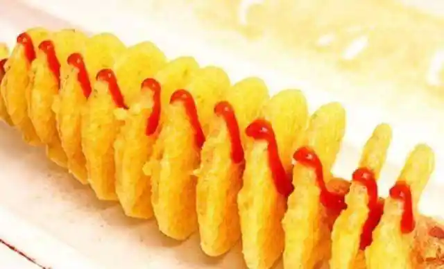 薯塔清真黄金薯塔串土豆片串特色小吃半成品外卖油炸速冻食品6只