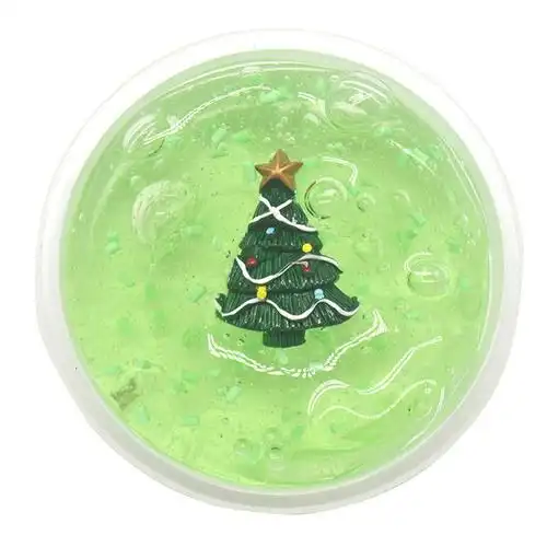 亚马逊爆款圣诞水晶泥christmas slime 彩泥史莱姆diy玩具60g