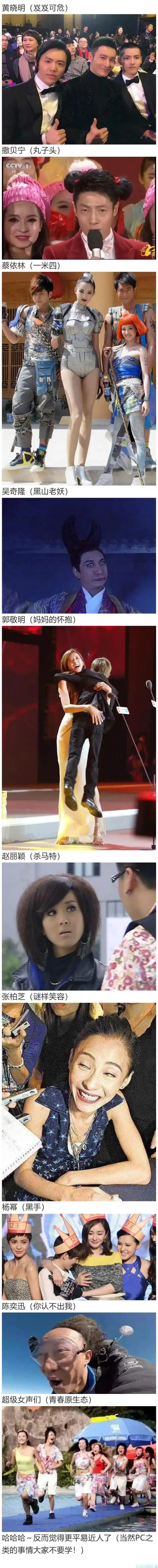 来看一些明星们最想删除的照片