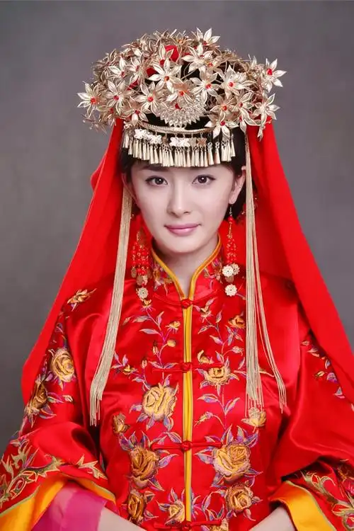 最美民国新娘·杨幂如意中式婚服&西式婚纱我见犹怜&纯洁如雪@杨幂