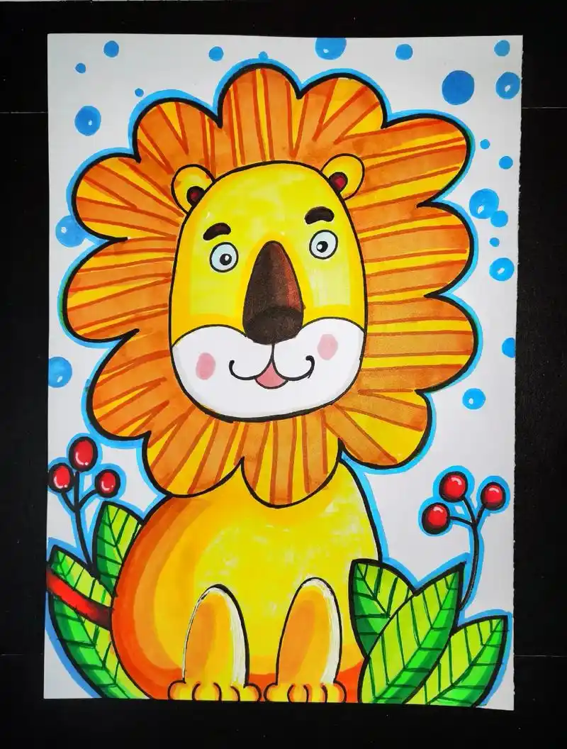 可爱小动物合集#抖音图文来了 #艺术分享官 #少儿创意美术  - 抖音