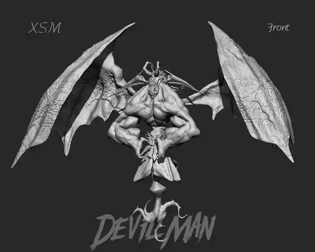 恶魔人_向松明作品_角色/人物/生物_cg模型网